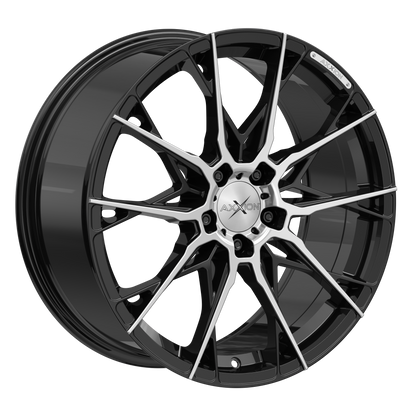 AXXION Felge X1 Schwarz Hochglanzpoliert