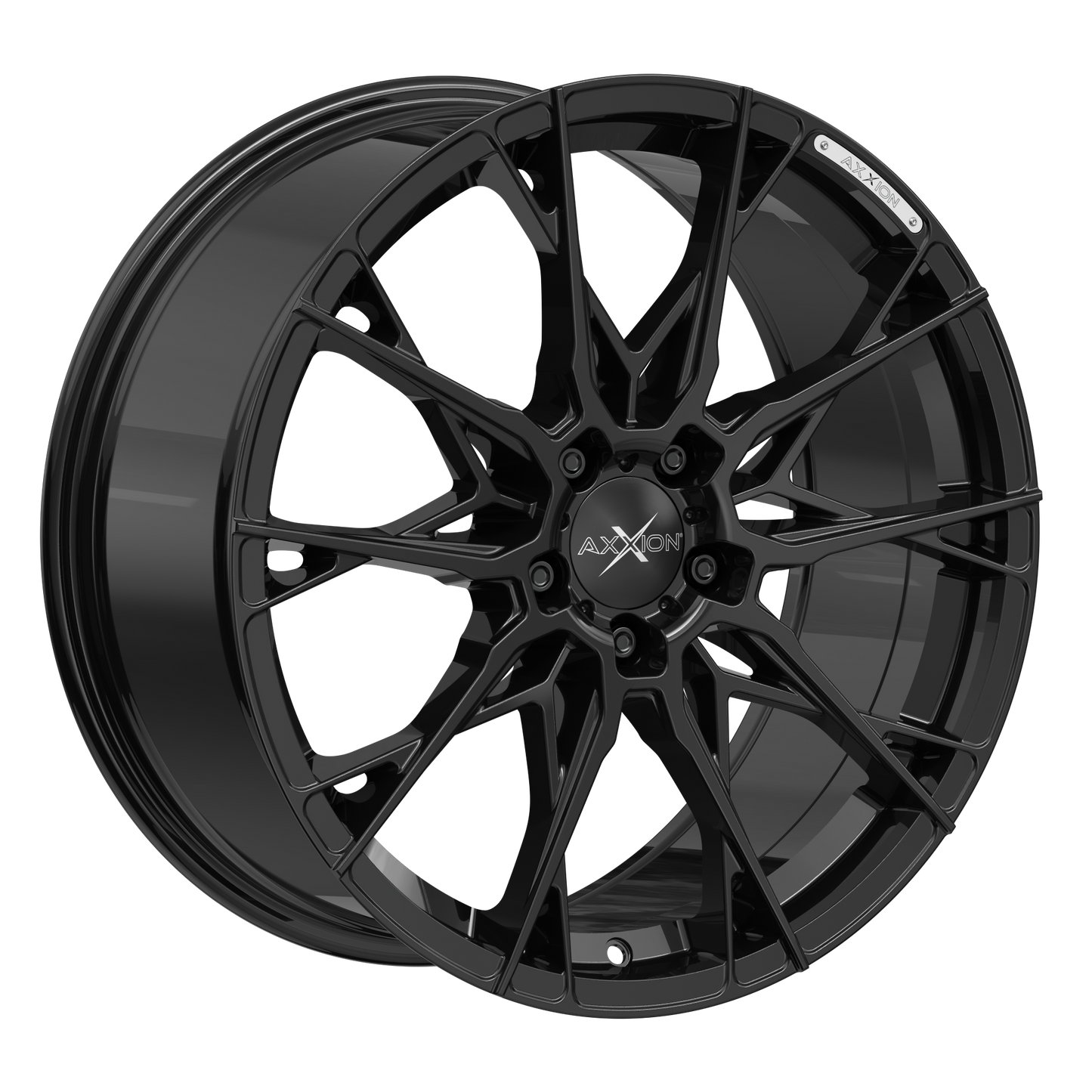 AXXION Felge X1 Schwarz glänzend lackiert