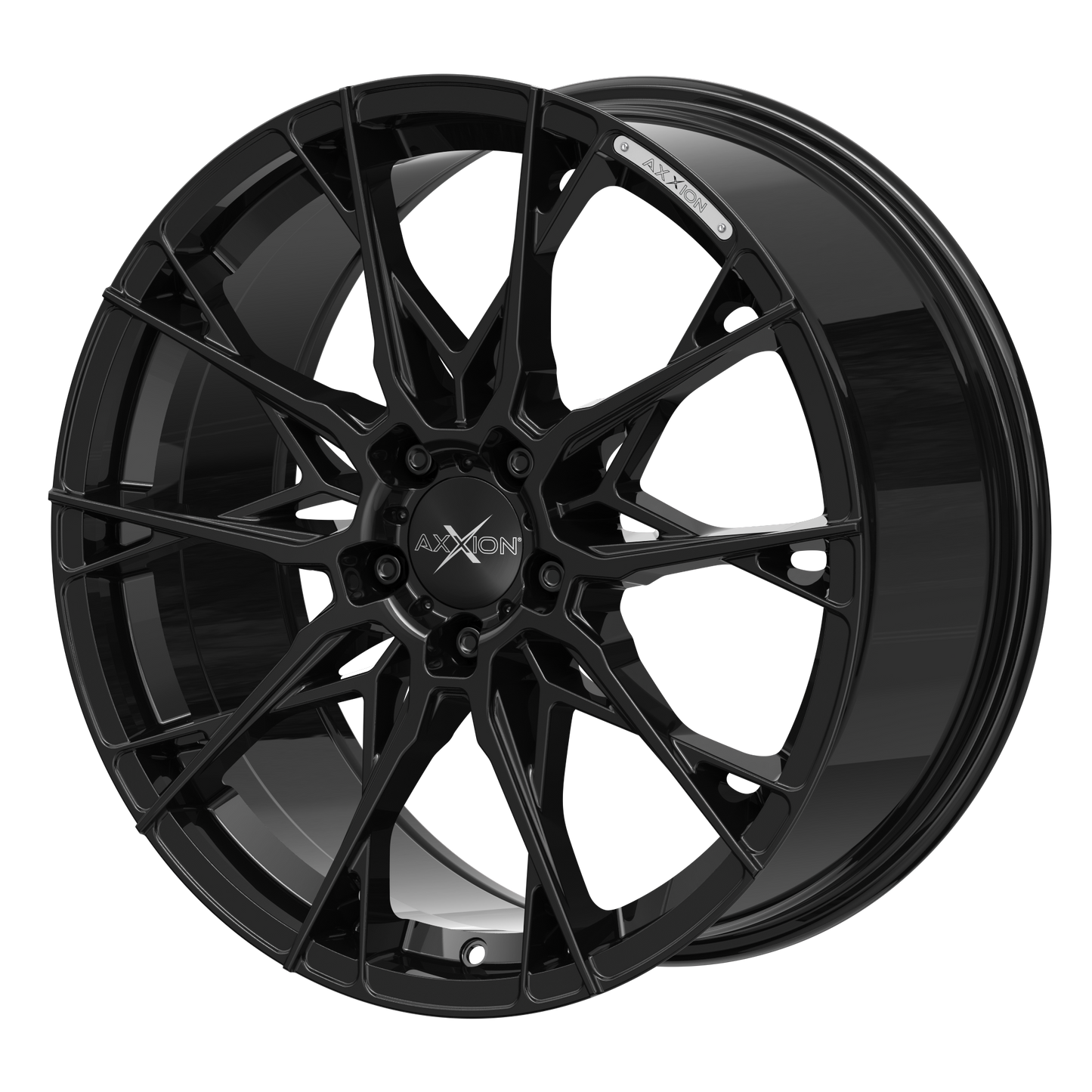 AXXION Felge X1 Schwarz glänzend lackiert