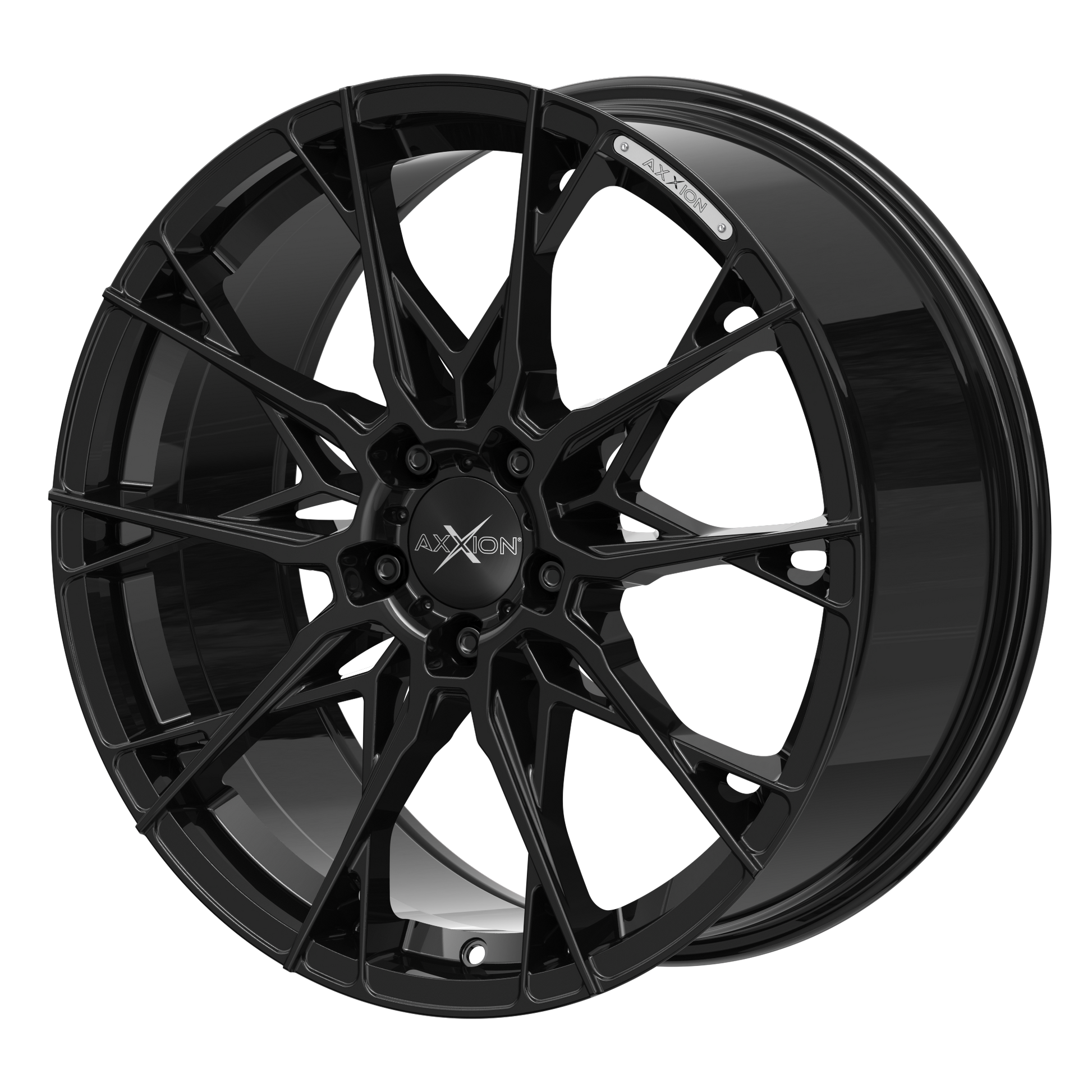 AXXION Felge X1 Schwarz glänzend lackiert