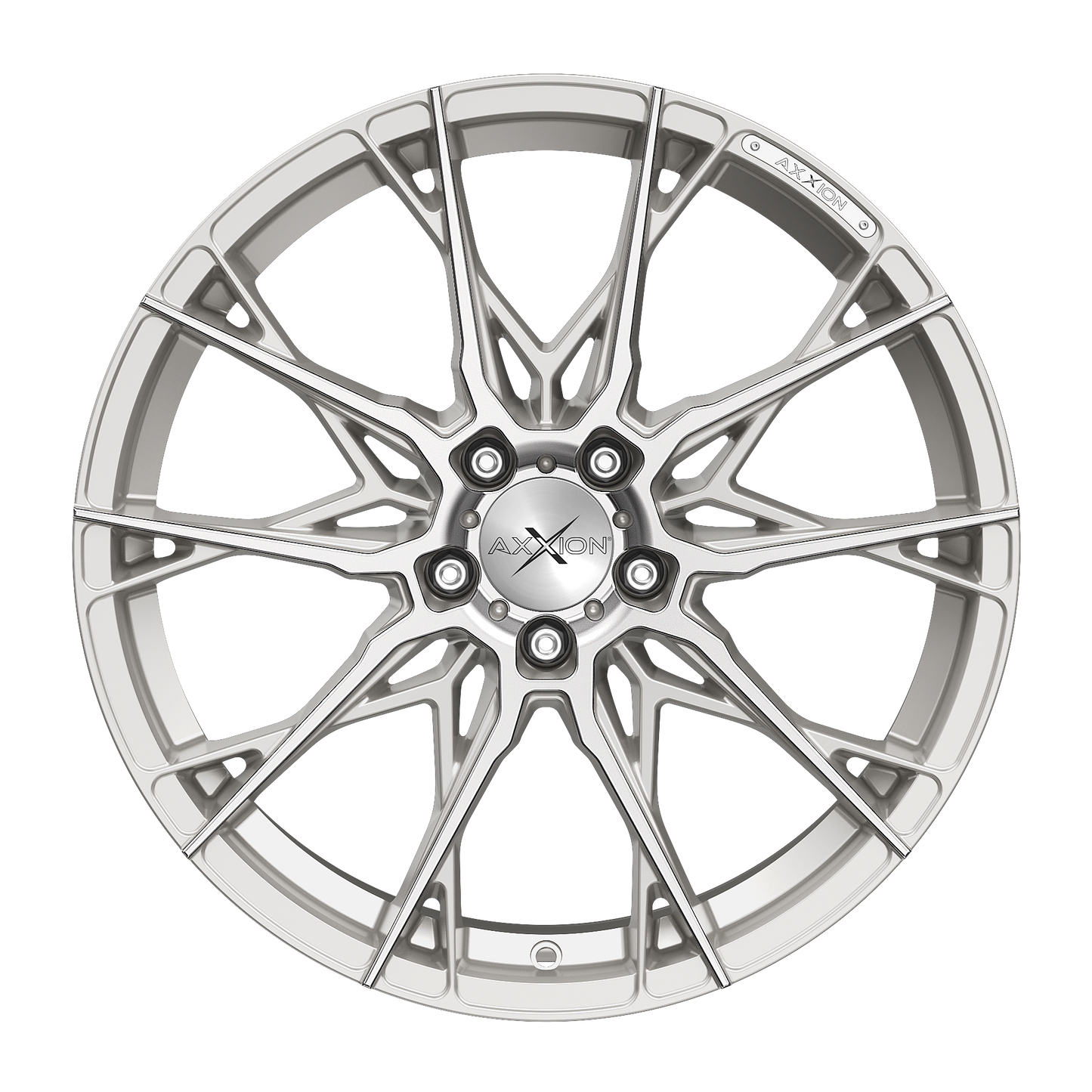 AXXION Felge X1 Silber Hochglanzpoliert