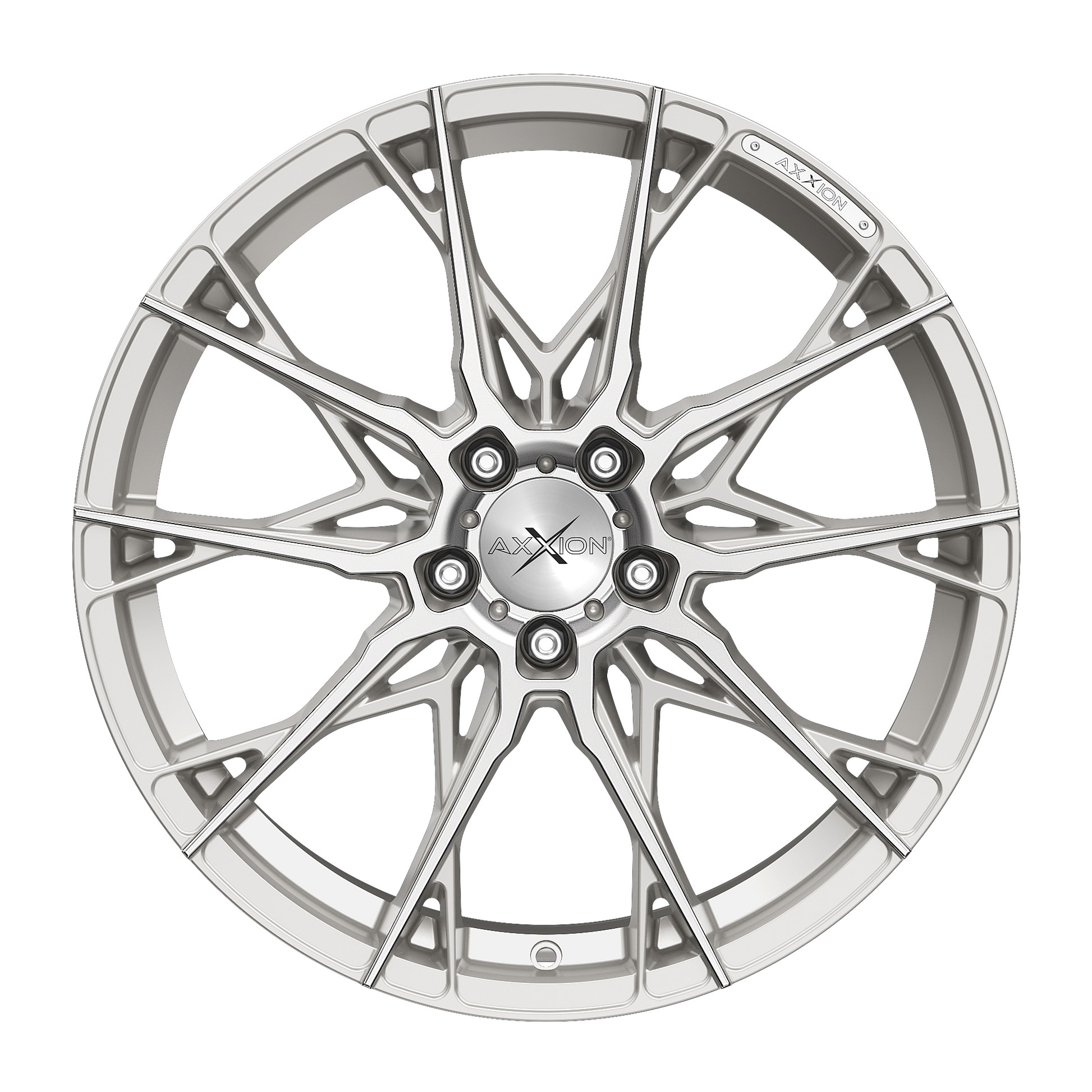 AXXION Felge X1 Silber Hochglanzpoliert