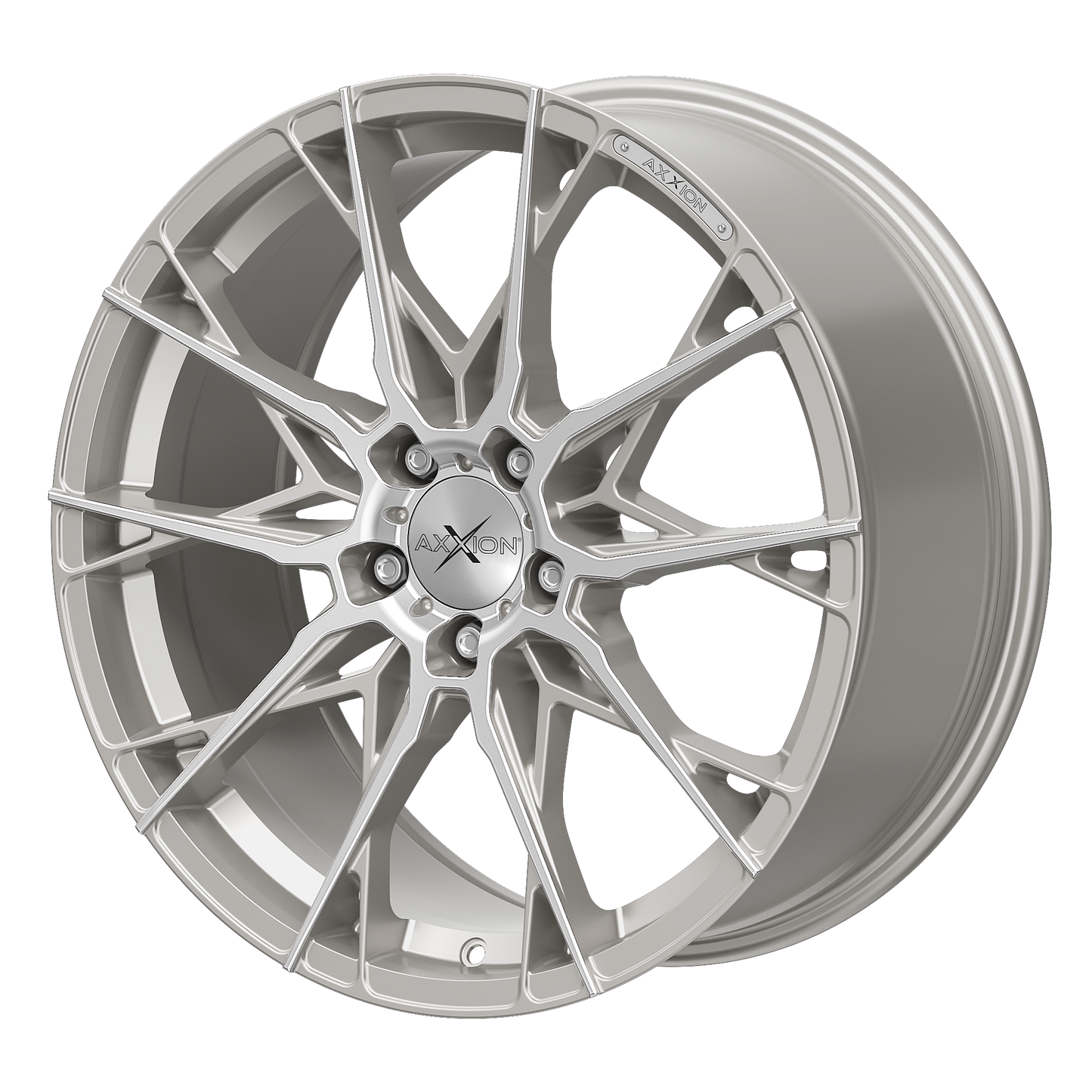 AXXION Felge X1 Silber Hochglanzpoliert
