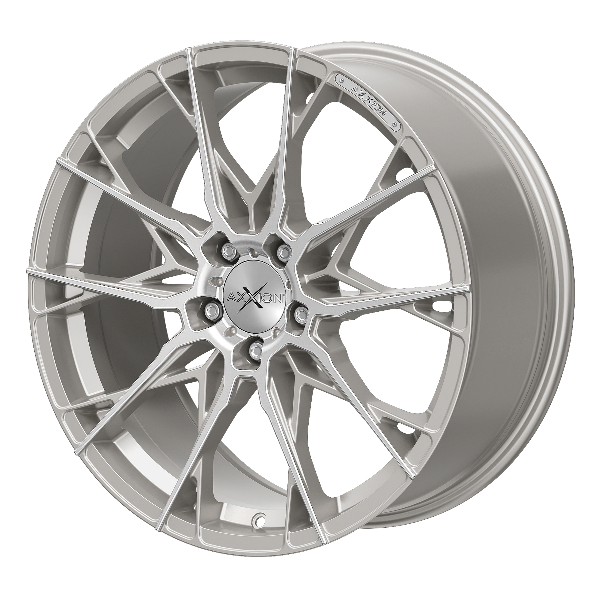 AXXION Felge X1 Silber Hochglanzpoliert