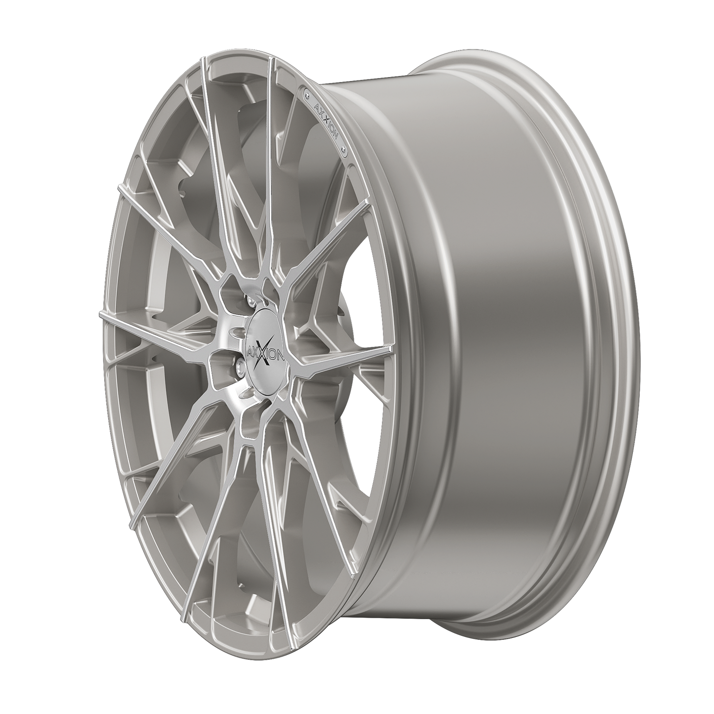 AXXION Felge X1 Silber Hochglanzpoliert