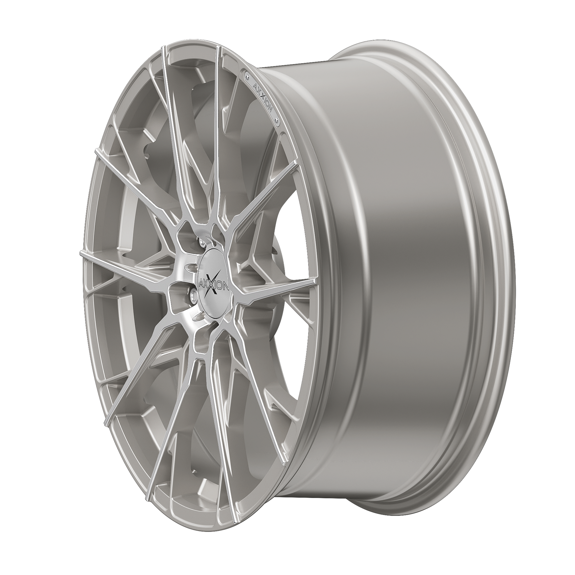 AXXION Felge X1 Silber Hochglanzpoliert