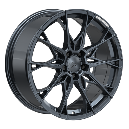 AXXION Felge X1 Smoke brushed Aluminiumsilber
