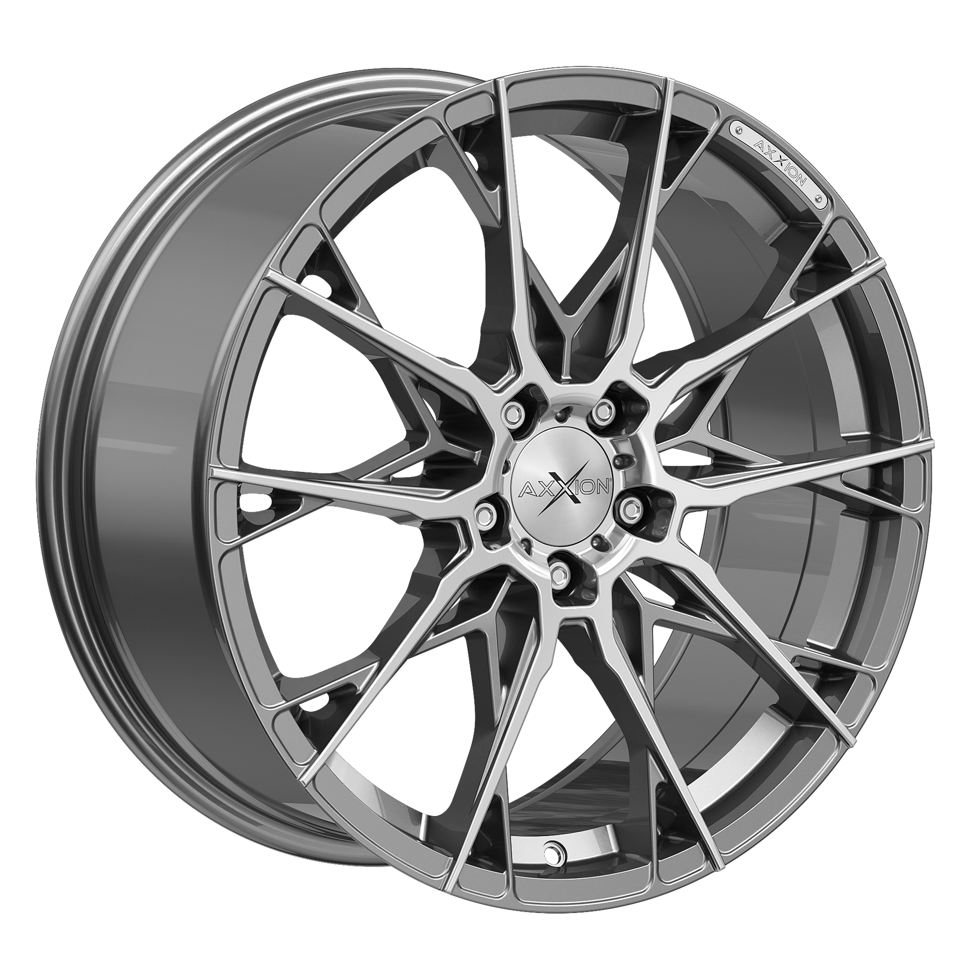 AXXION Felge X1 Daytona Grau Hochglanzpoliert