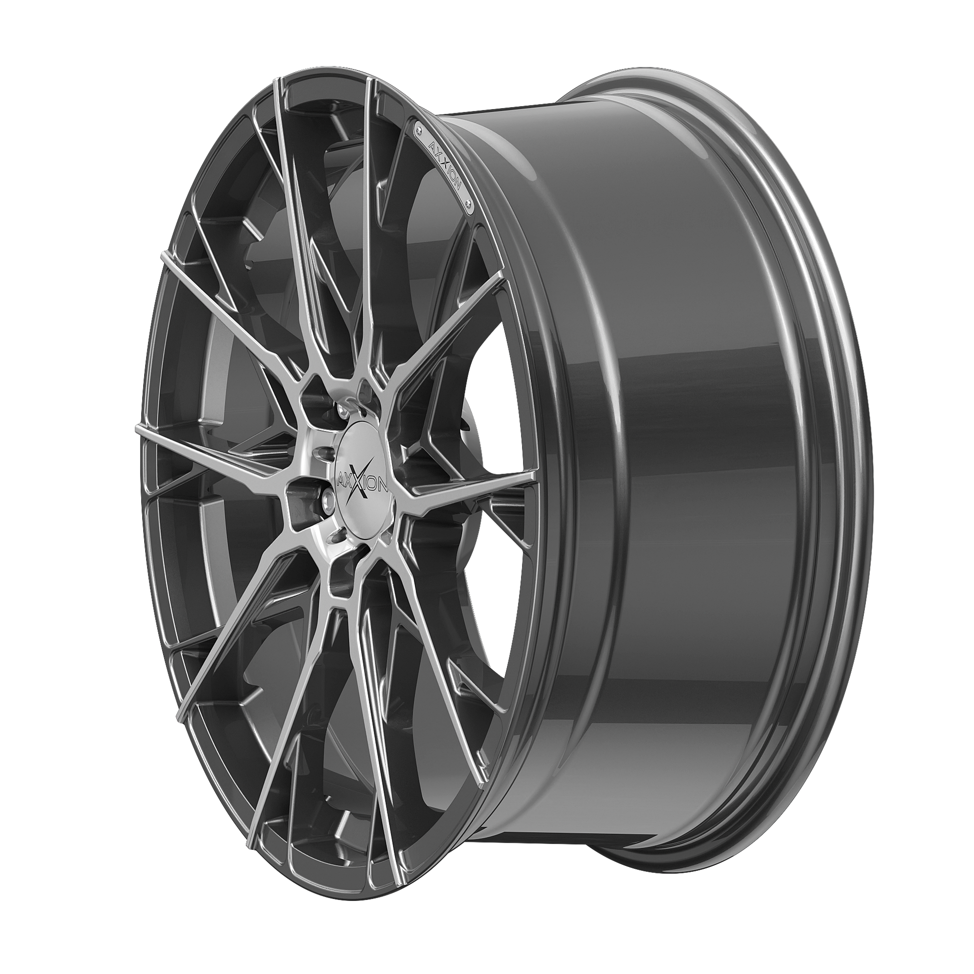 AXXION Felge X1 Daytona Grau Hochglanzpoliert