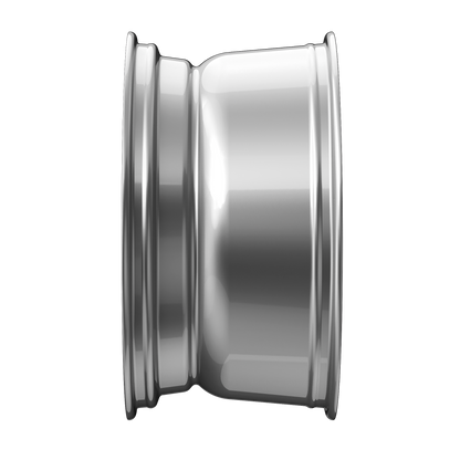 AXXION Felge Y1 Race Silber lackiert mit Hochglanzpoliertem Felgenbett