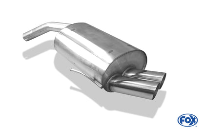 Alfa Romeo 156 Endschalldämpfer - 2x76 Typ 14