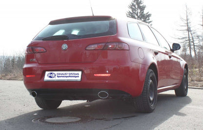 Alfa Romeo 159/ Alfa Romeo 159 Sportwagon Endschalldämpfer rechts/links - 115x85 Typ 38 rechts/links