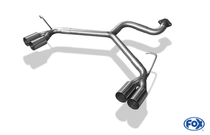 Alfa GTV Typ 916 Endrohrsystem Ausgang rechts/links - 2x76 Typ 10 rechts/links