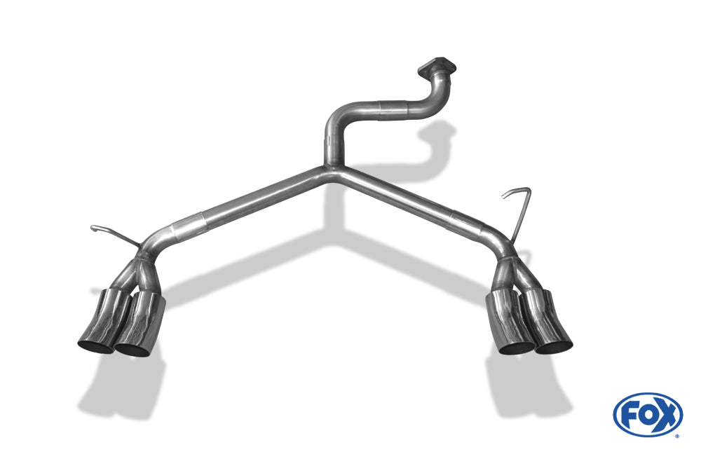 Alfa GTV Typ 916 Endrohrsystem Ausgang rechts/links - 2x76 Typ 18 rechts/links