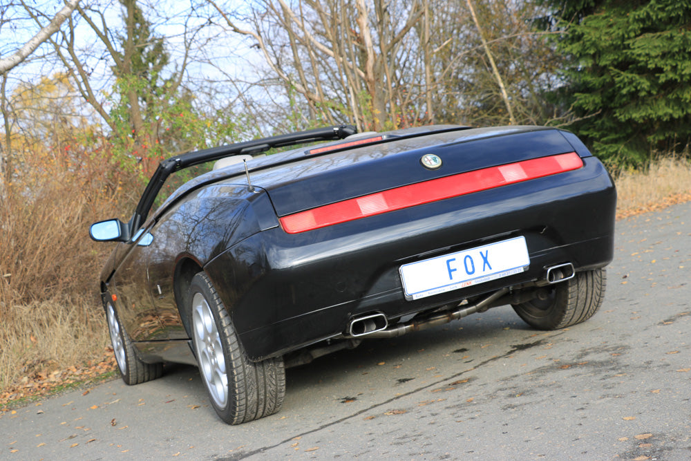 Alfa GTV Typ 916 Endrohrsystem Ausgang rechts/links - 145x65 Typ 59 rechts/links