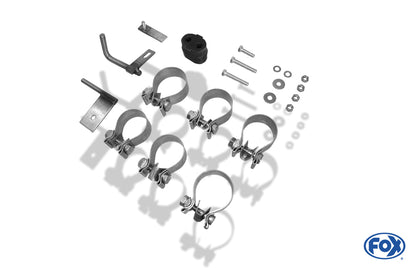 Alfa GTV Typ 916 Endrohrsystem Ausgang rechts/links - 2x76 Typ 18 rechts/links