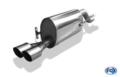 Alfa Romeo Mito - 955 Endschalldämpfer - 2x80 Typ 14