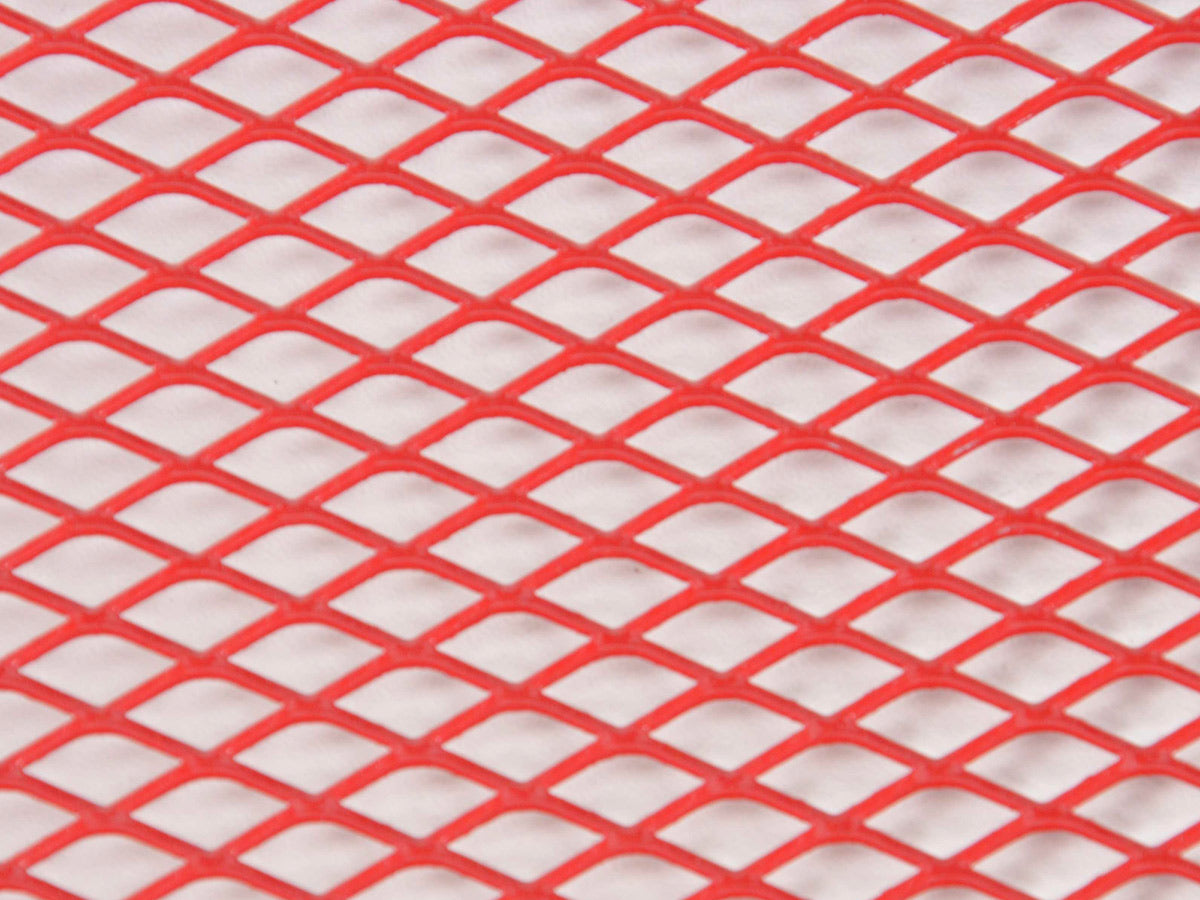 FK Racegitter 135x30cm rot universal zuschneidbar Wabengitter Alugitter Racinggitter