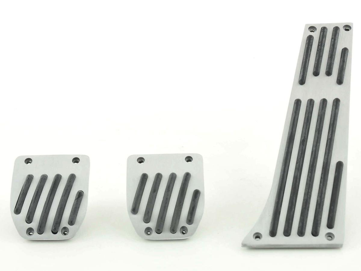FK Alupedale Pedale Set 3-teilig BMW 3er, 5er, 7er, X3, X5 Pedalcover Autopedale Streifen-Design