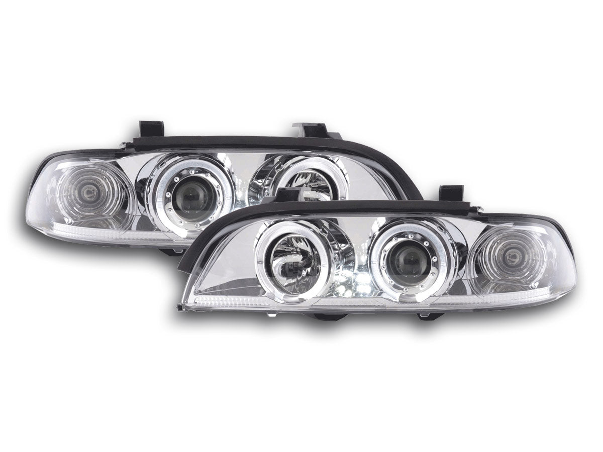 Scheinwerfer Set BMW 5er Typ E39 Bj. 95-00 chrom