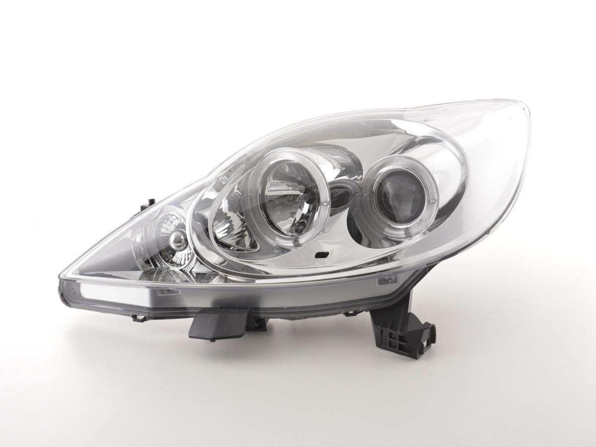 Scheinwerfer Set Peugeot 107 Bj. 05- chrom für Rechtslenker