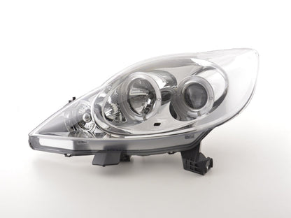 Scheinwerfer Set Peugeot 107 Bj. 05- chrom für Rechtslenker