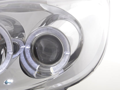 Scheinwerfer Set Peugeot 107 Bj. 05- chrom für Rechtslenker