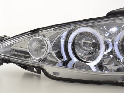 Scheinwerfer Set Peugeot 206 Typ S16 99- Bj. 02-05 chrom