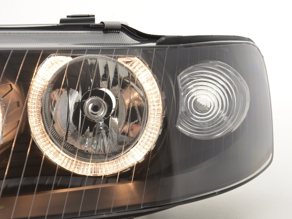 Scheinwerfer Set Angel Eyes Audi A3 Typ 8L  01-03 schwarz
