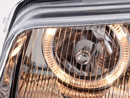 Scheinwerfer Set Angel Eyes Audi A4 Typ B5  95-99 chrom