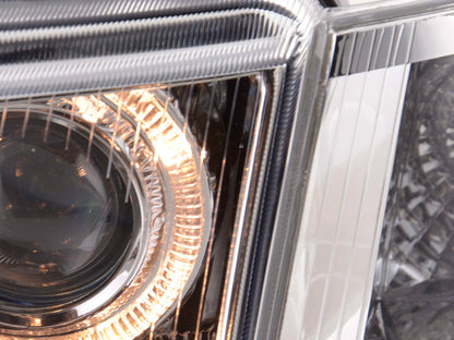 Scheinwerfer Set Angel Eyes Audi A4 Typ B5  95-99 chrom