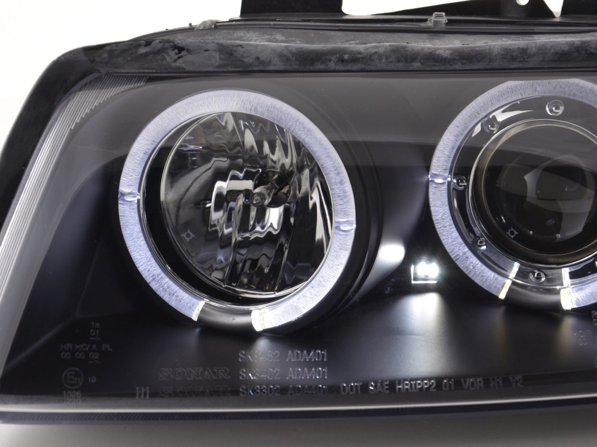 Scheinwerfer Set Audi A4 Typ 8E  01-04 schwarz