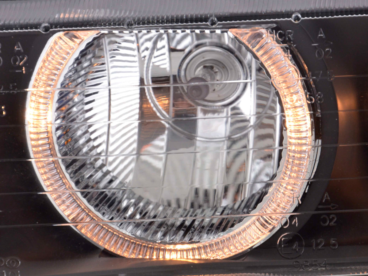 Scheinwerfer Angel Eyes BMW 3er Limo Typ E36  92-98 schwarz