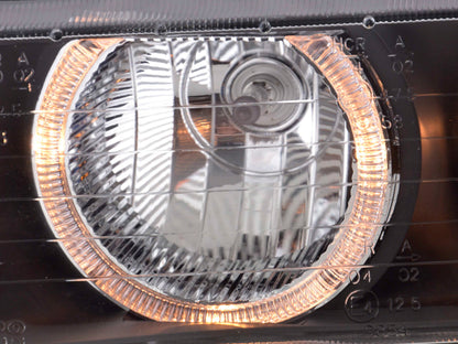 Scheinwerfer Angel Eyes BMW 3er Limo Typ E36  92-98 schwarz