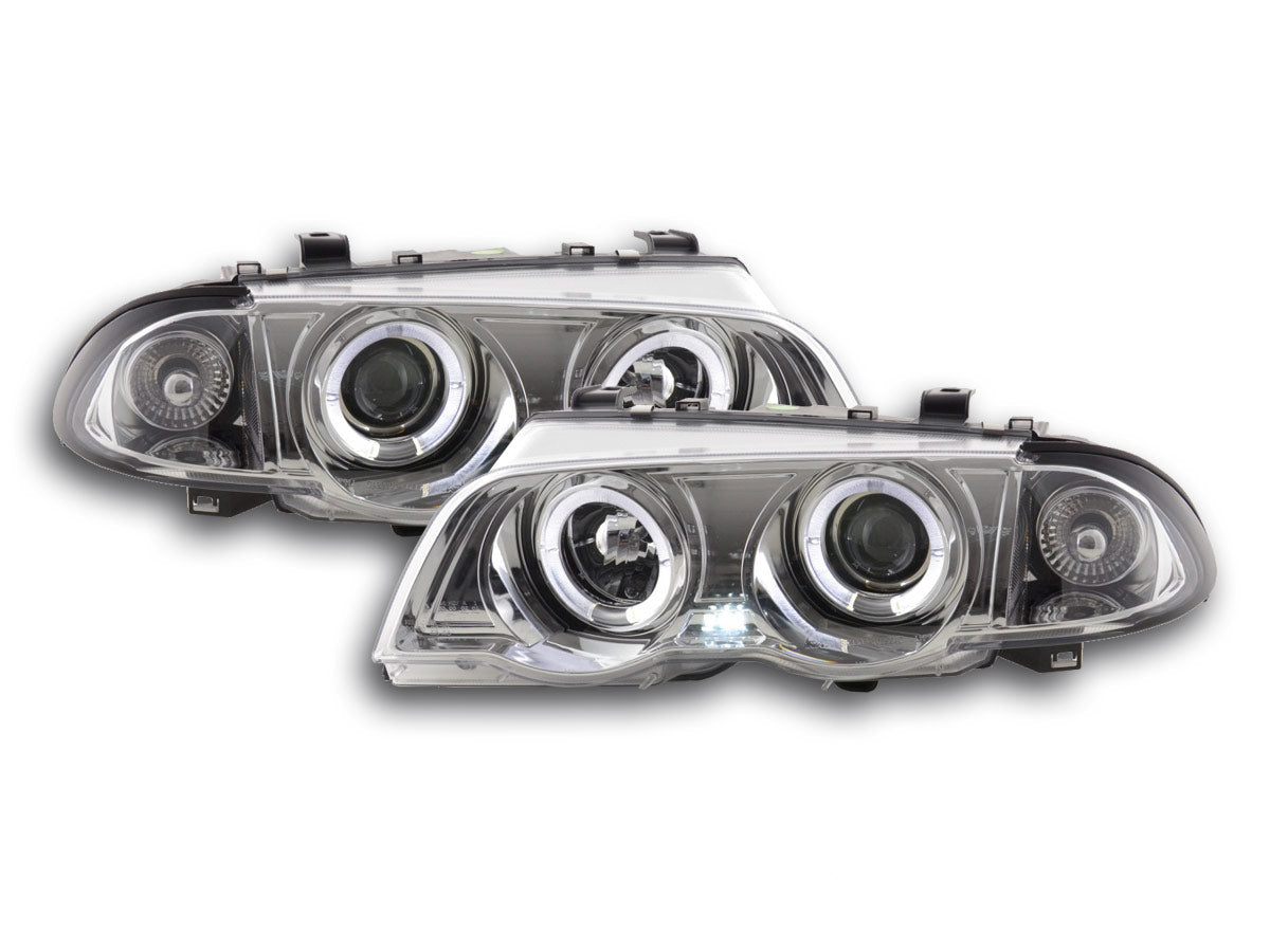 Scheinwerfer Set BMW 3er Limo Typ E46 Bj. 98-01 chrom