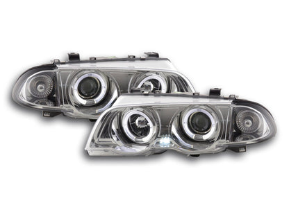 Scheinwerfer Set BMW 3er Limo Typ E46 Bj. 98-01 chrom