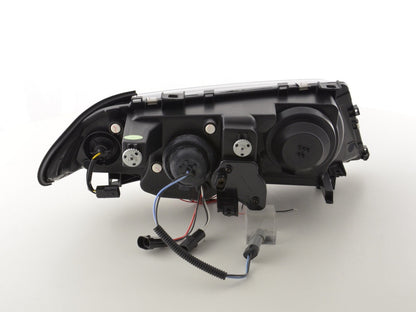 Scheinwerfer Set BMW 3er Limo Typ E46 Bj. 98-01 schwarz
