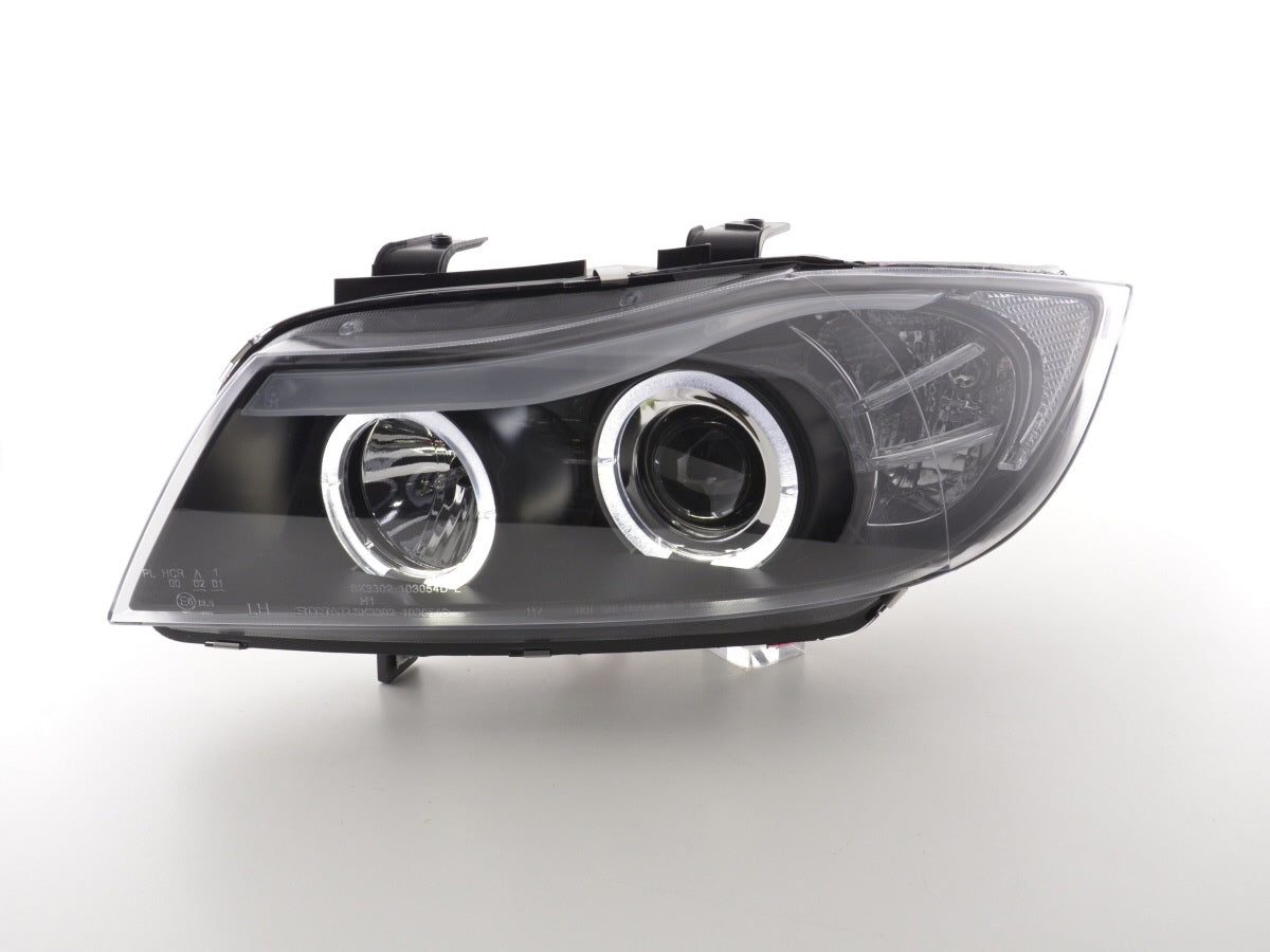 Scheinwerfer Set BMW 3er Typ E90/E91 Bj. 05-08 schwarz