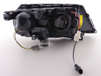 Scheinwerfer Set Angel Eyes BMW 3er Limo Typ E46  01-03 schwarz