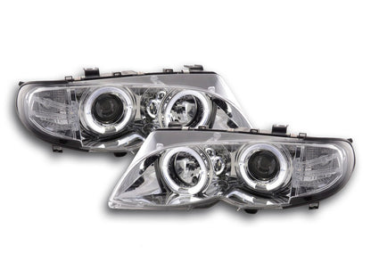 Scheinwerfer Set BMW 3er E46 Limo/Touring Bj. 02-05 chrom