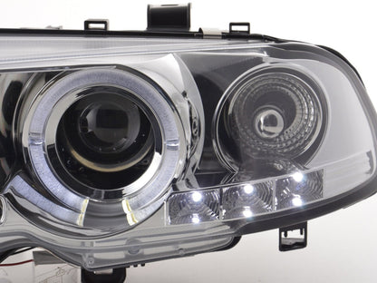 Scheinwerfer Set BMW 3er E46 Coupe/Cabrio Bj. 98-02 chrom
