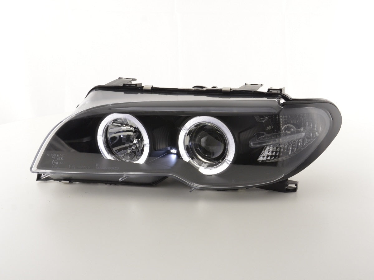 Scheinwerfer Set Xenon BMW 3er E46 Coupe/Cabrio  03-05 schwarz
