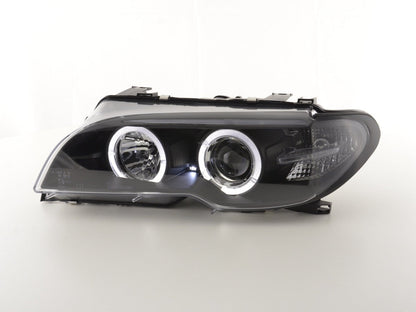 Scheinwerfer Set Xenon BMW 3er E46 Coupe/Cabrio  03-05 schwarz