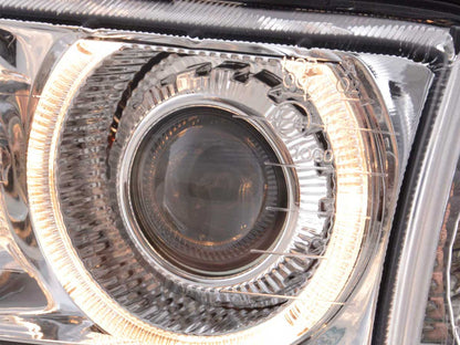 Scheinwerfer Set Xenon Angel Eyes BMW 3er Coupe Typ E36 Bj. 92-98 chrom