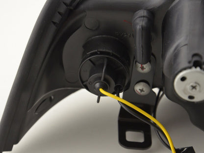 Scheinwerfer Set Angel Eyes CCFL BMW 3er E36 Limo Bj. 92-98 schwarz