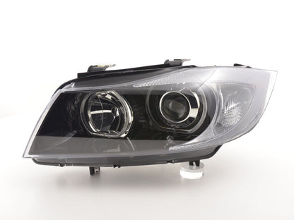 Scheinwerfer Set Angel Eyes LED BMW 3er E90/E91 Bj. 2005-2011 schwarz