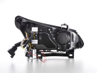 Scheinwerfer Set Xenon Angel Eyes BMW 5er E60/E61 Bj. 07-10 schwarz