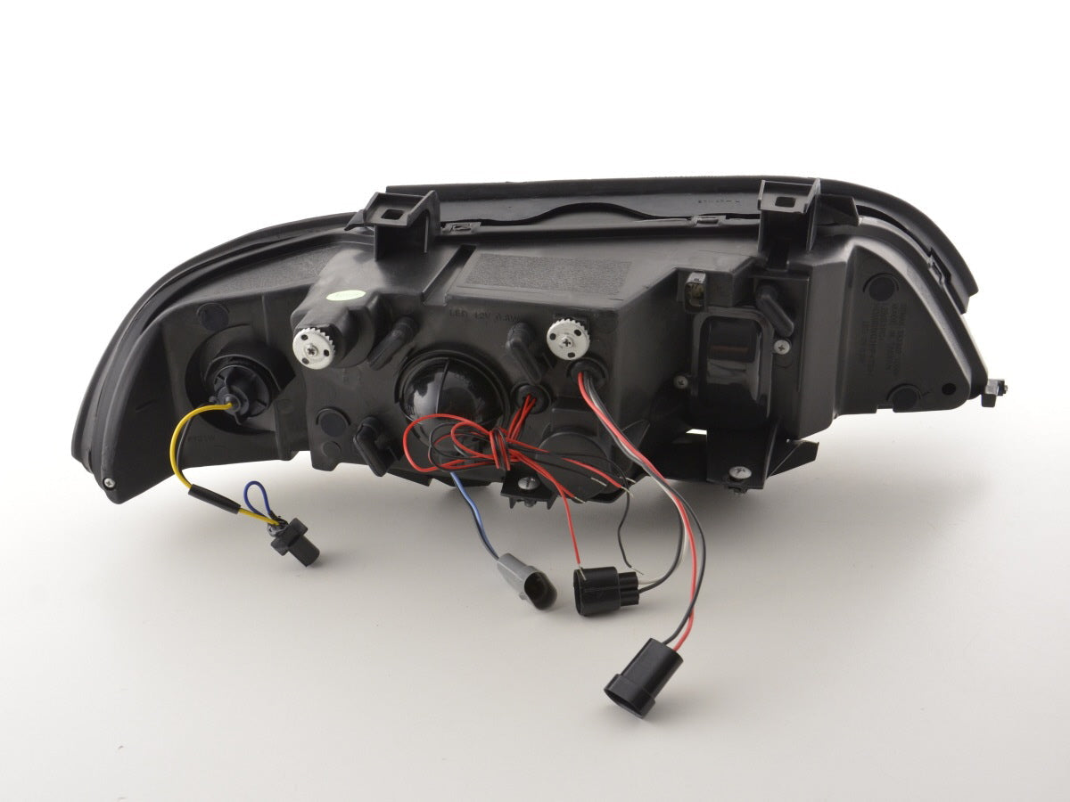 Scheinwerfer Set BMW 5er Typ E39 Bj. 95-00 schwarz
