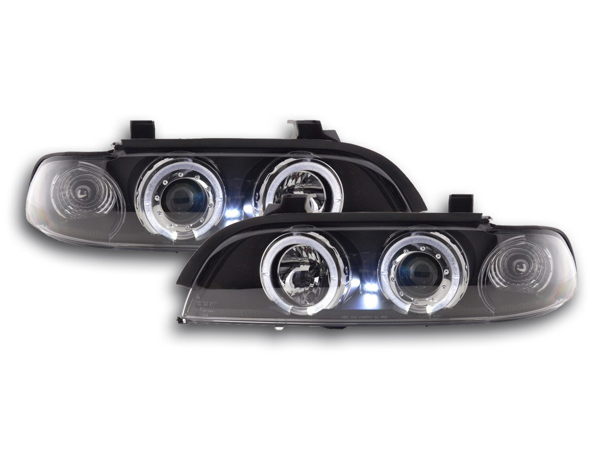 Scheinwerfer Set BMW 5er Typ E39 Bj. 95-00 schwarz