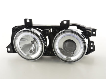 Scheinwerfer Set BMW 5er Typ E34 Bj. 88-94 chrom